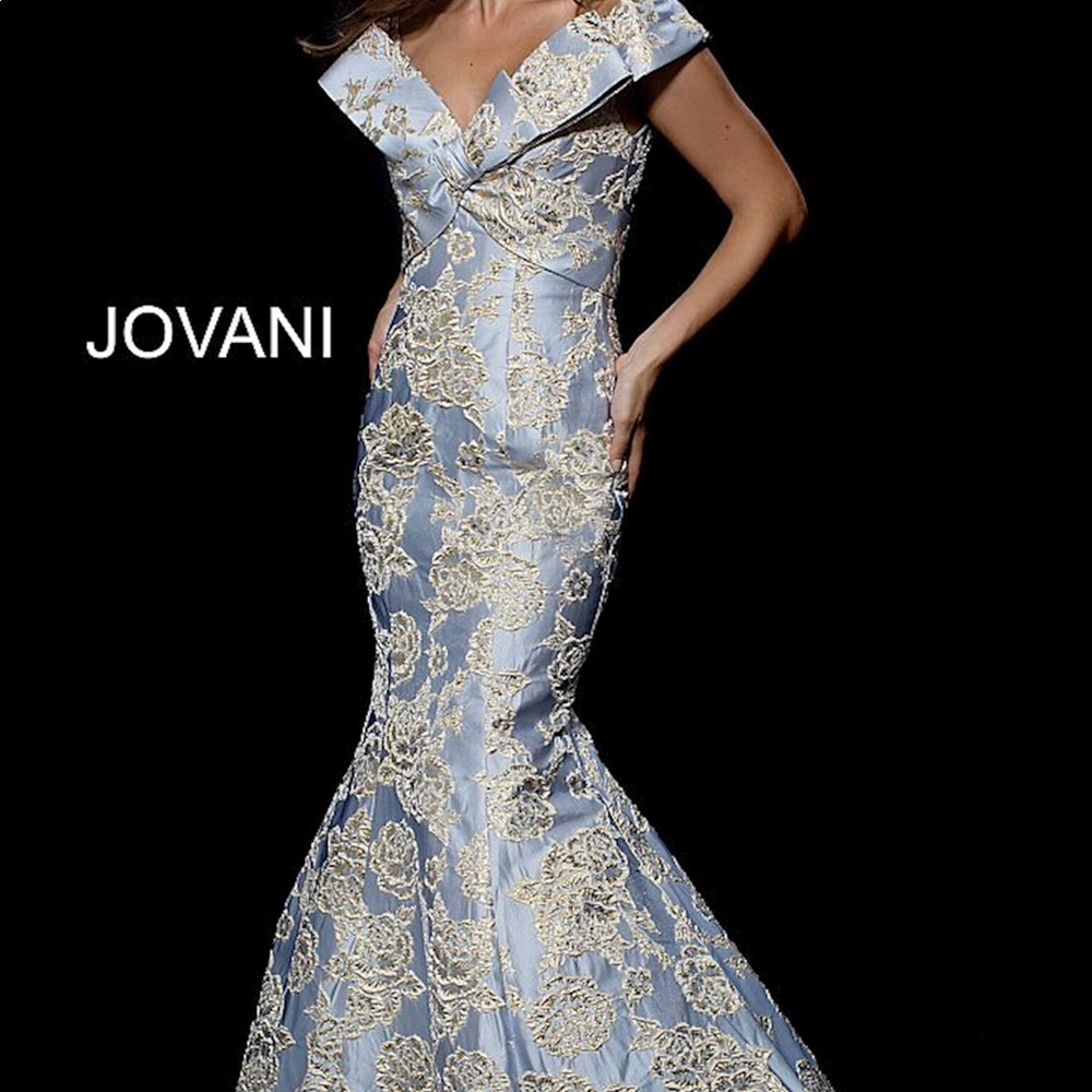 Jovani Dress in Blue and Gold
Style #39724